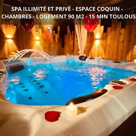Loveroom Chic Avec Piscine - - 15 Min Detoulouse